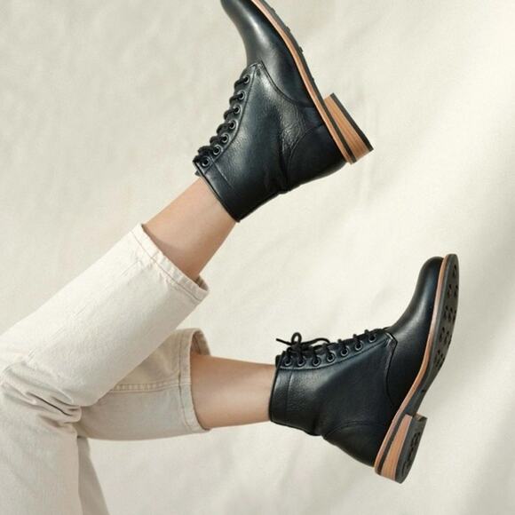 Nisolo Amalia Black Boots Women’s size 7 - Picture 2 of 10